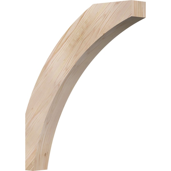 Ekena Millwork 3 1/2"W x 24"D x 28"H Thorton Smooth Knee Brace, Douglas Fir BRC04X24X28THR00SDF - main